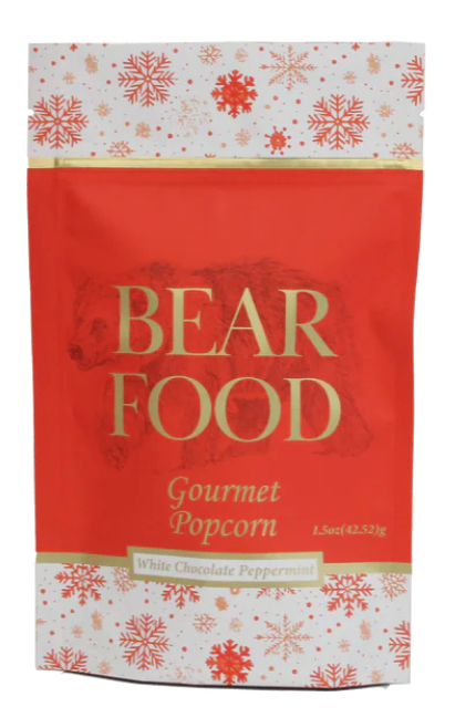 White Chocolate Peppermint Gourmet Popcorn 1.5 oz
