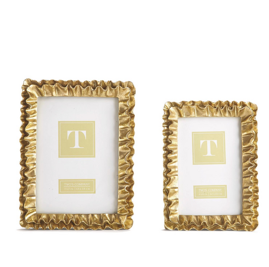 Gold Ruffle Frame