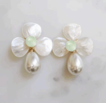 The Matilda in Sage Earrings