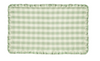 Gingham Ruffle 60" x 120" Tablecloth