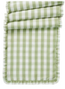 Gingham Ruffle 18" x 90"Table Runner