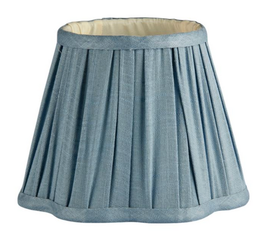 Scallop Chambray Lampshade
