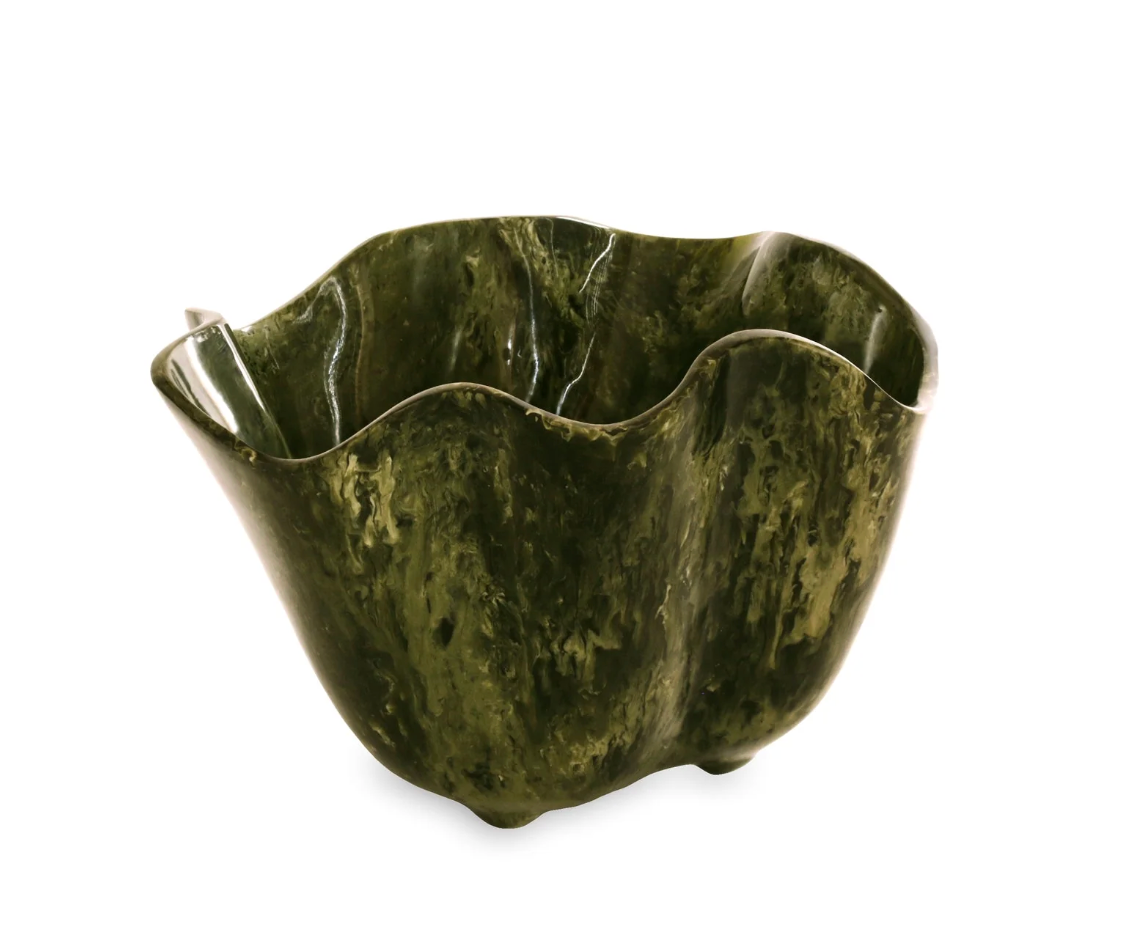 RESIN Malachite Ice Bucket - Green