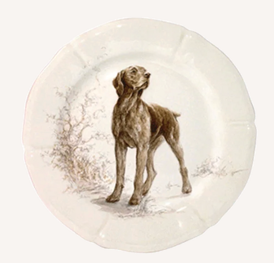 German Shorthair Sologne Dessert Plate