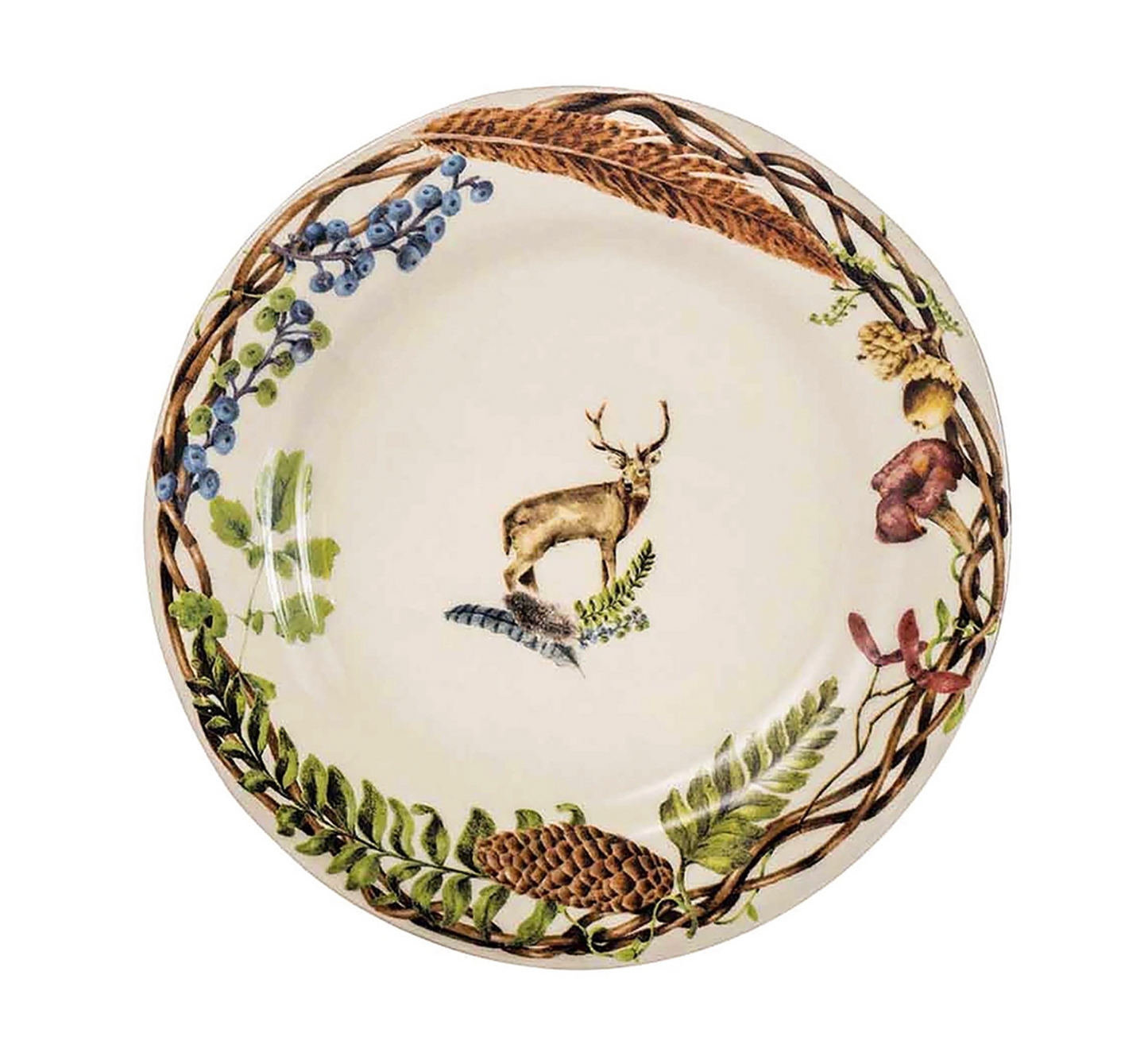 Forest Walk Stag Dessert/Salad Plate