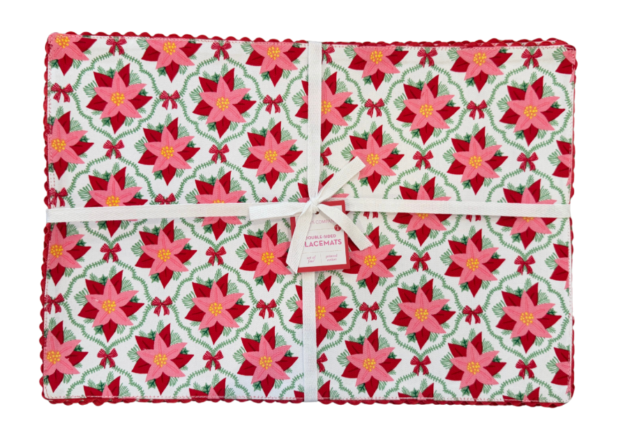 Double-Sided Placemats with Ric Rac Trim S/4