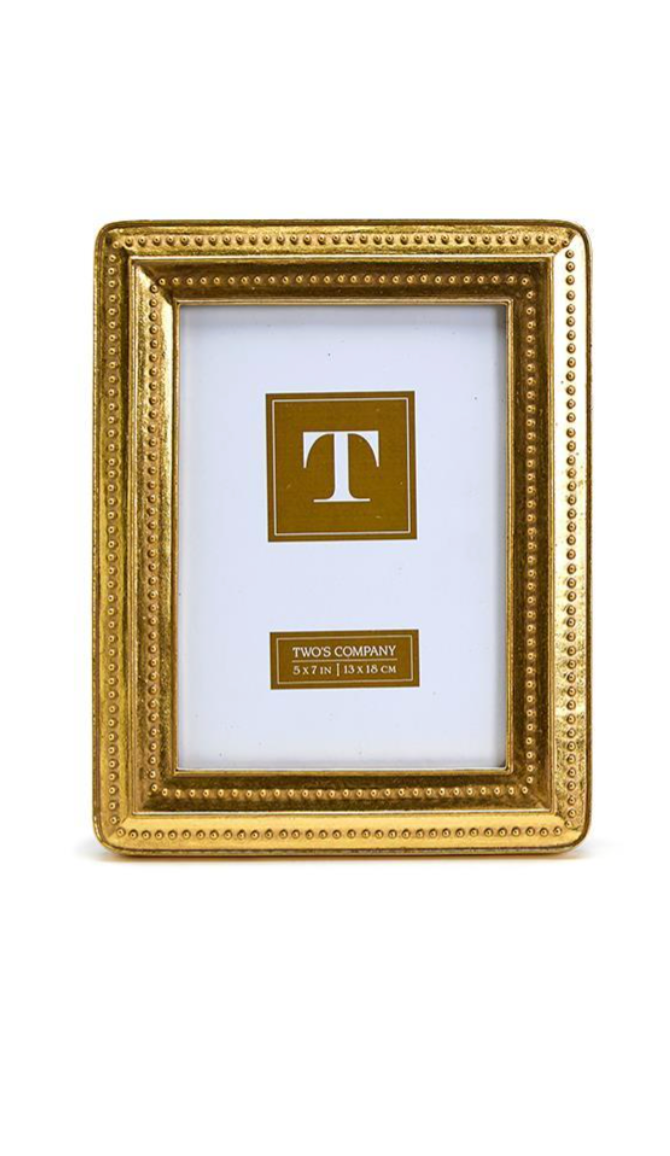 Gold Beaded Edge Frame