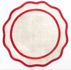 Scalloped Woven Placemats S/4