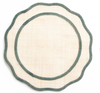 Scalloped Woven Placemats S/4
