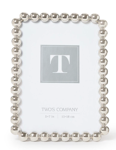 Silver Metallic Ball Frame