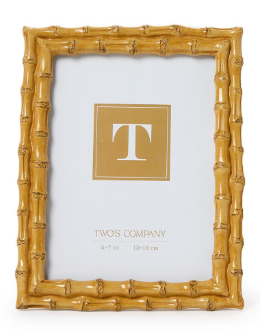 Blonde Faux Bamboo Frame