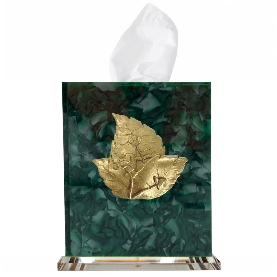 Tobacco Leaf Tissue Box for Newton/DeLoach registry