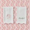 Fall Scalloped Kitchen Towel