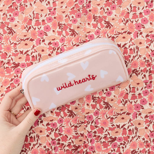 Mini Heart Toiletry Bag