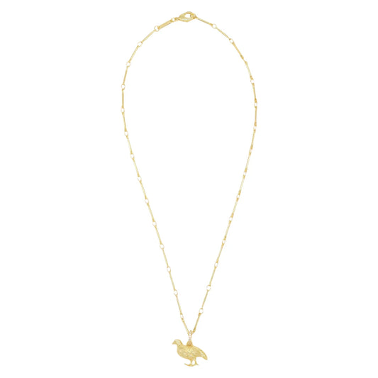 Quail Pendant Necklace