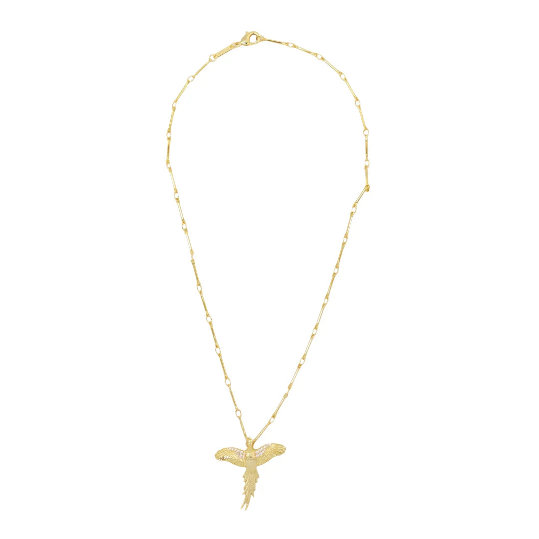 Pheasant Pendant Necklace