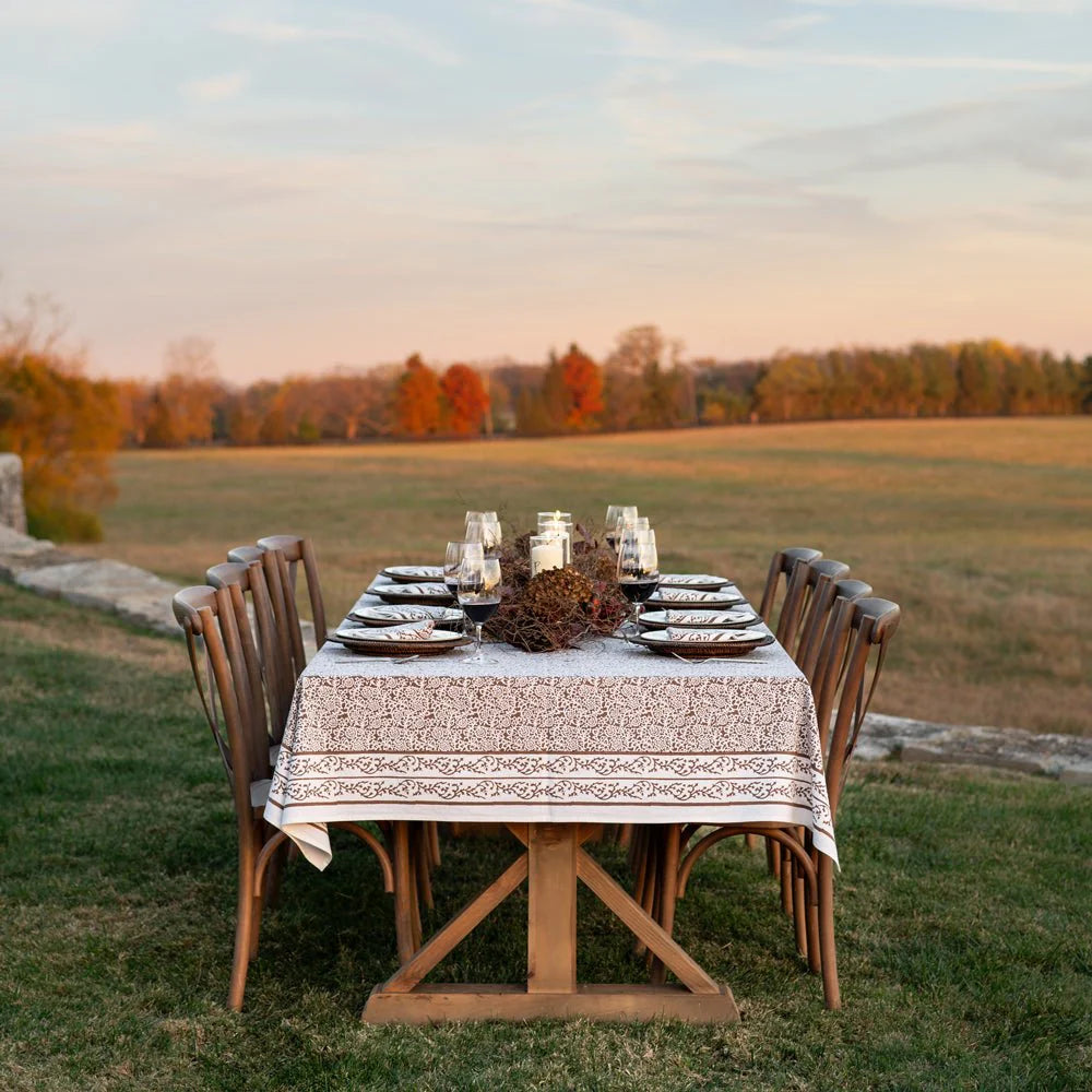 Dark Chocolate Tablecloth 60x120