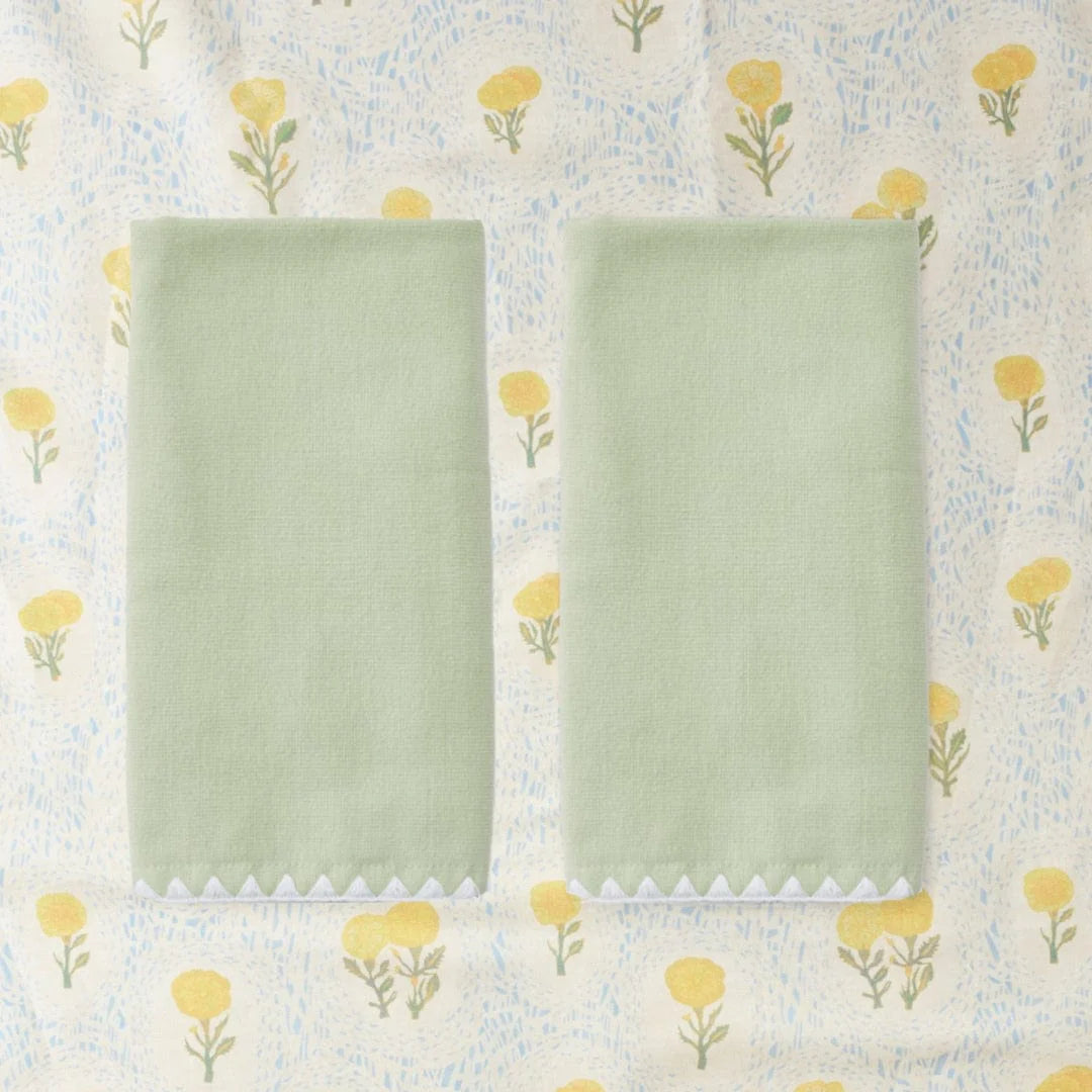 Stitched Edge Hand Towel (Pair)