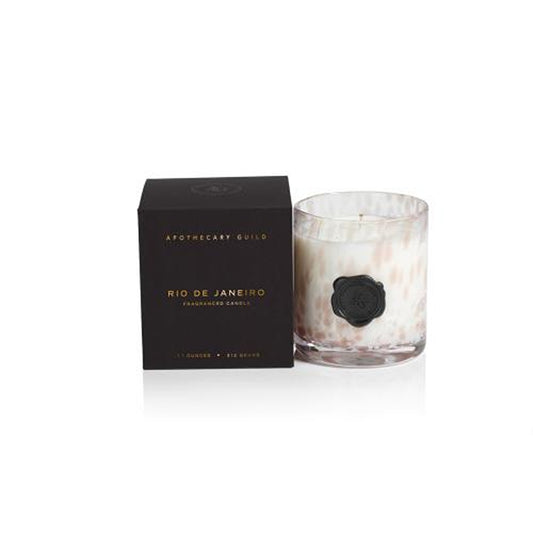 Rio de Janeiro Opal Glass Candle in Gift Box