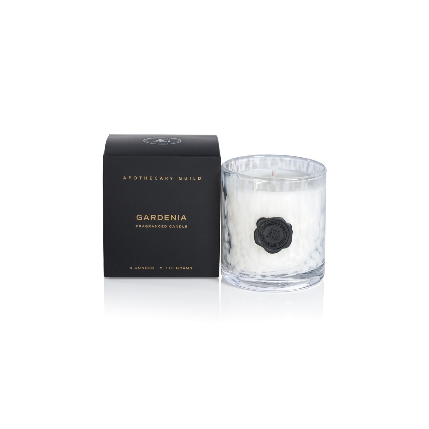 Gardenia Opal Glass Mini Candle in Gift Box