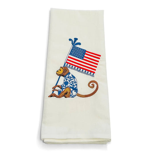 American Monkey Tea Towel