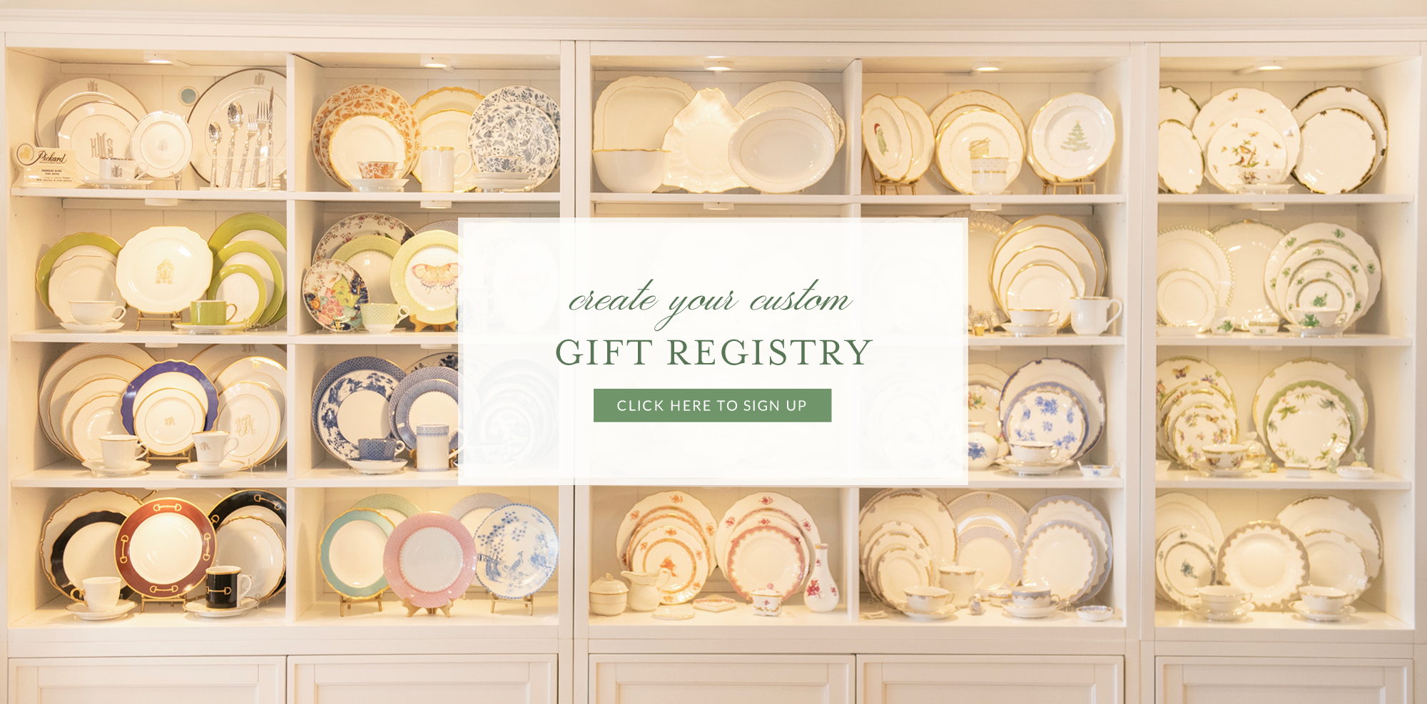 Create a custom gift registry