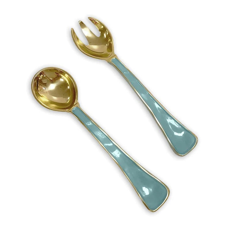 Turquoise Salad Servers