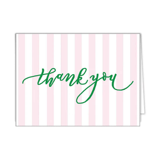 Cabana Stripe Folded Notecards