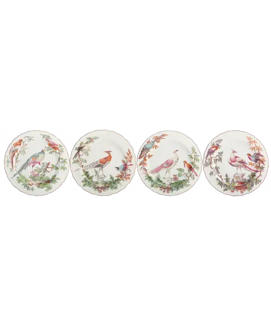 Chelsea Bird Dessert Plate s/4