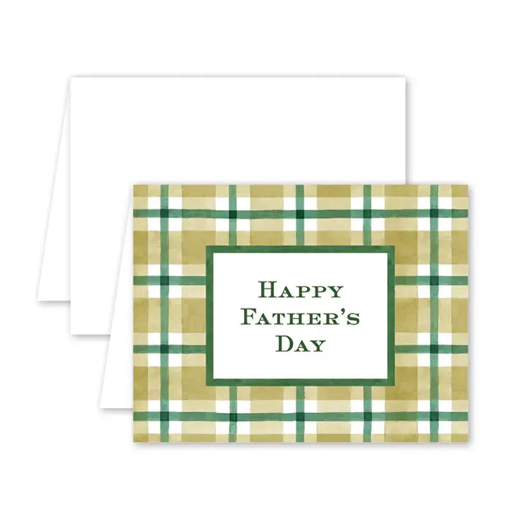Pheasant Plaid Father's Day Card