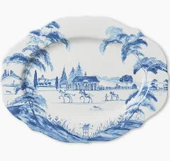 Country Estate Delft Blue 15" Serving Platter