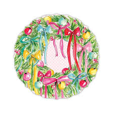 Happy Bow Wreath Placemat