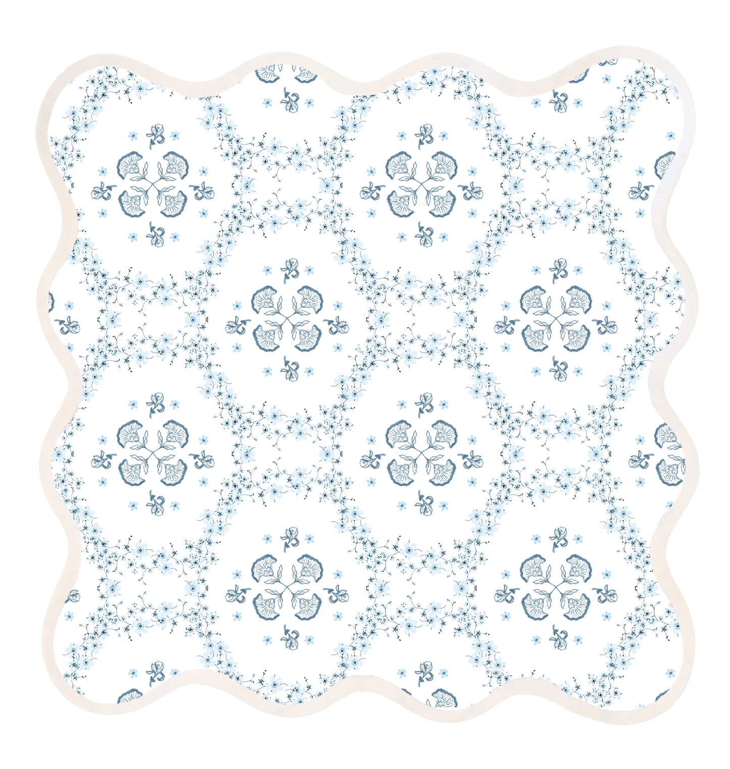 Trellis Scallop Placemat S/4