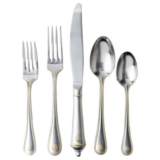 Berry & Thread Gold 5pc Place Setting