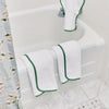 Green Signature Hand Towel Pair