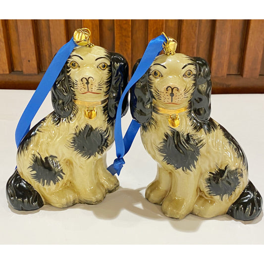 Small Porcelain Staffordshire Ornament - Black