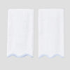 White w/ Light Blue