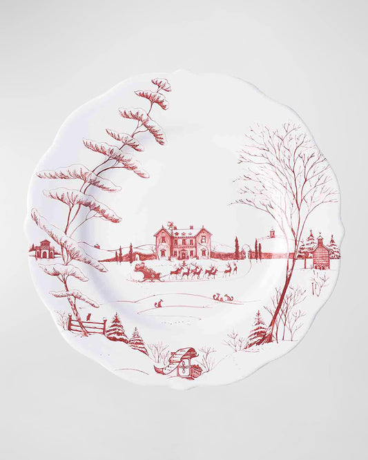 Country Estate Winter Frolic Dinner Plate