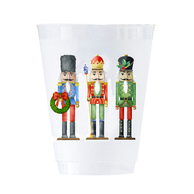Nutcrackers Shatterproof Cups- Set of 8
