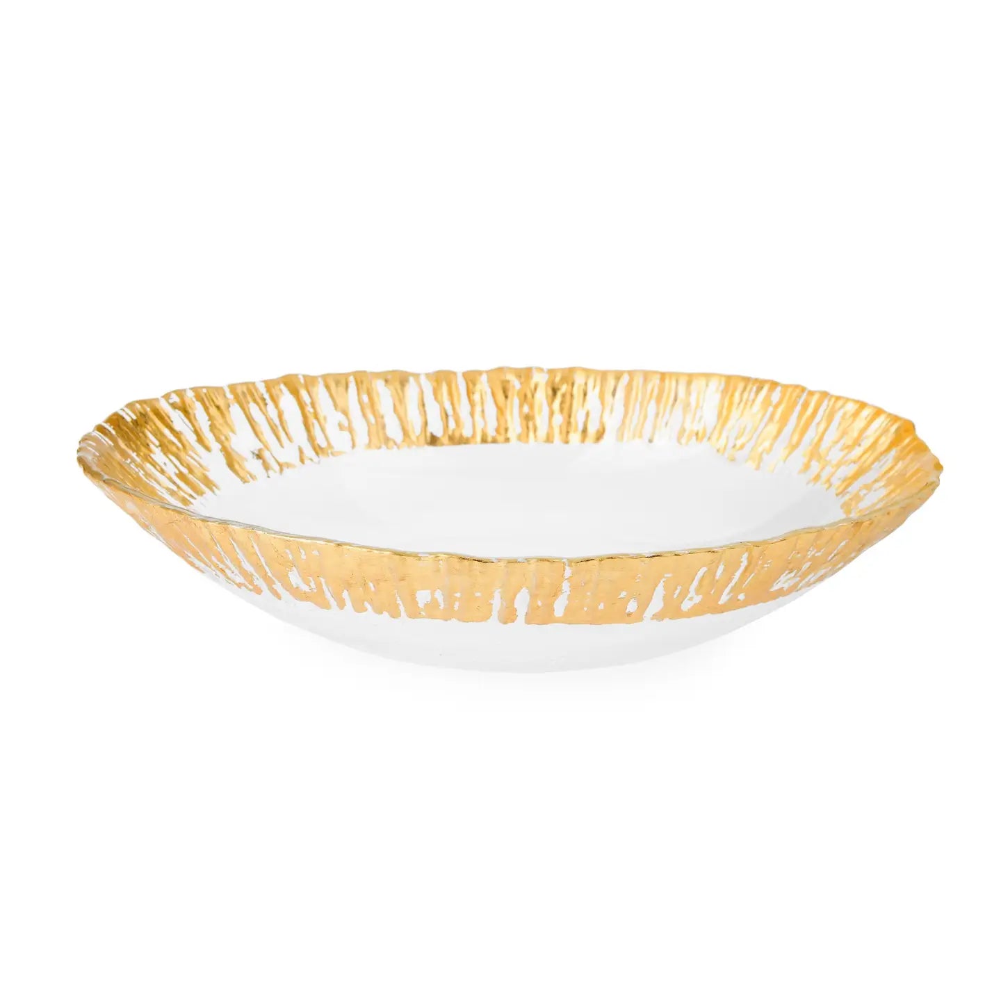 Gold Oval Bowl