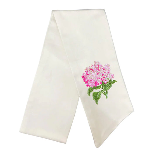 Pink Hydrangea Wreath Sash