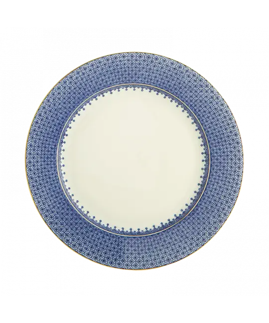 Blue Lace Dessert Plate