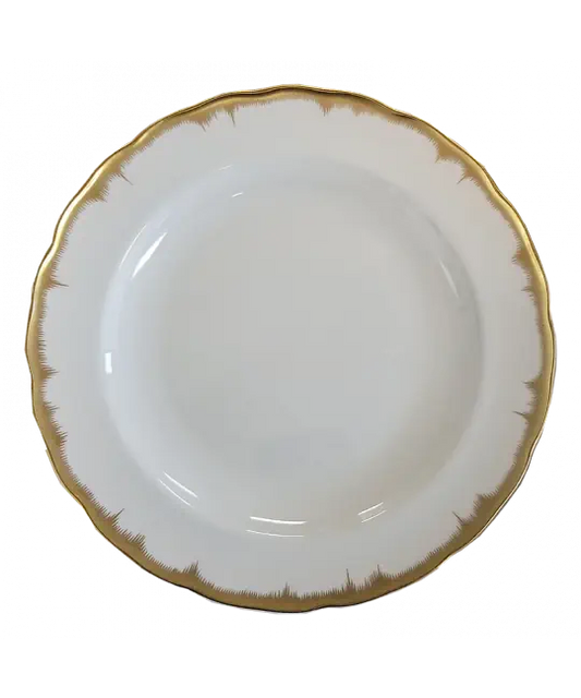 Chelsea Feather Gold Dinner Plate