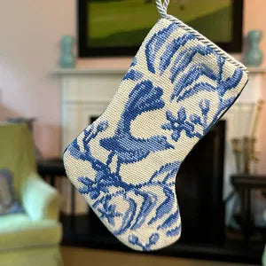 Blue Birds Stocking