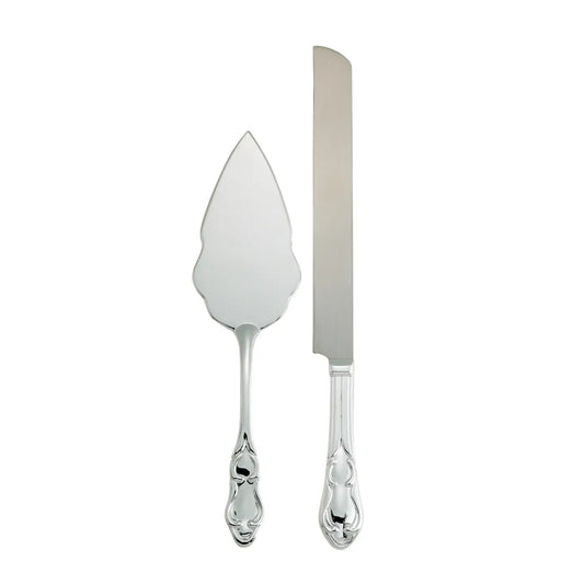 Silver Cake Knife Set