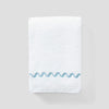 Wave Embroidered Bath Towel