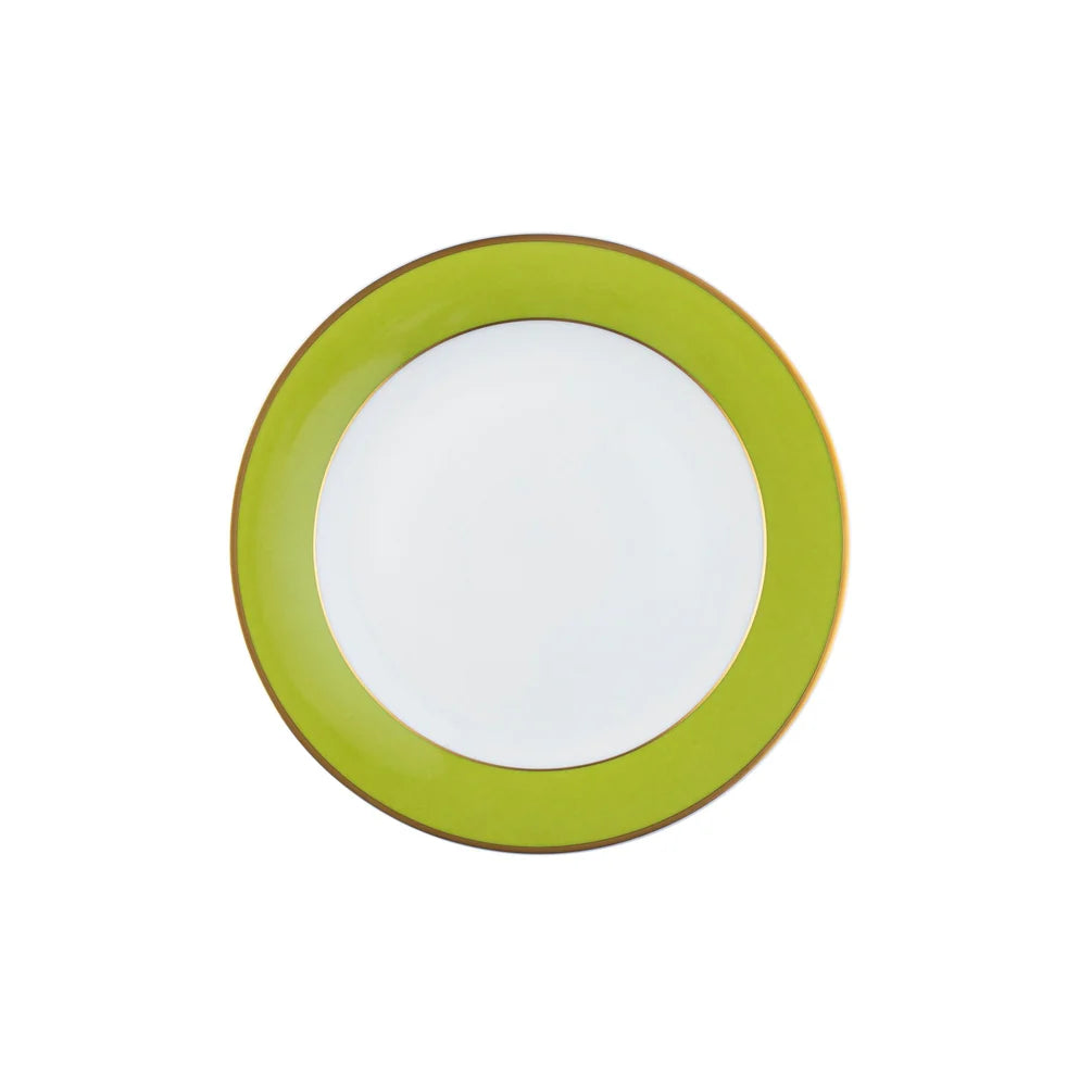 Apple Green & Gold B&B Plate