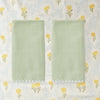 White Stitched on Hand Towel (Pair)