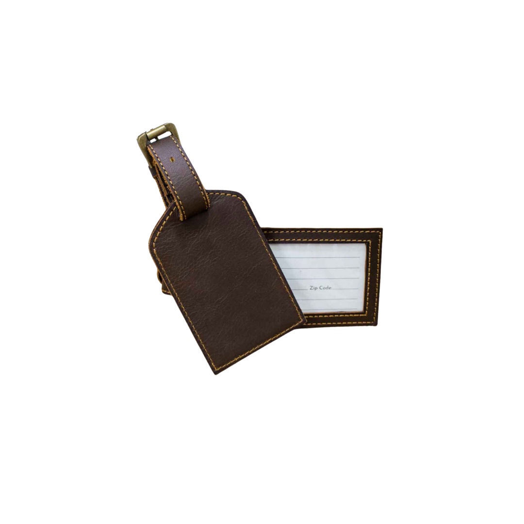 Leather Luggage Tag