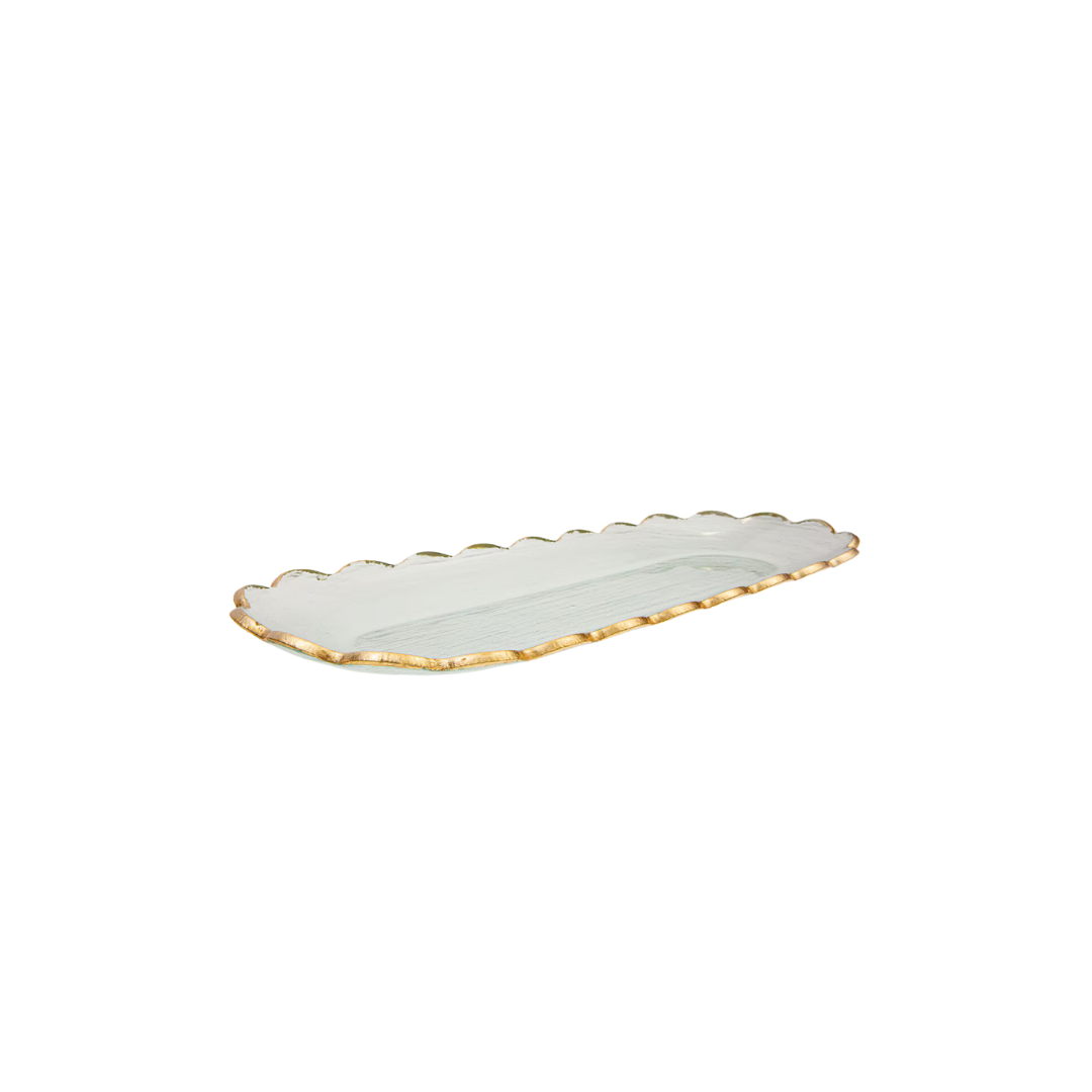 Chapelle Glass Oval Platter